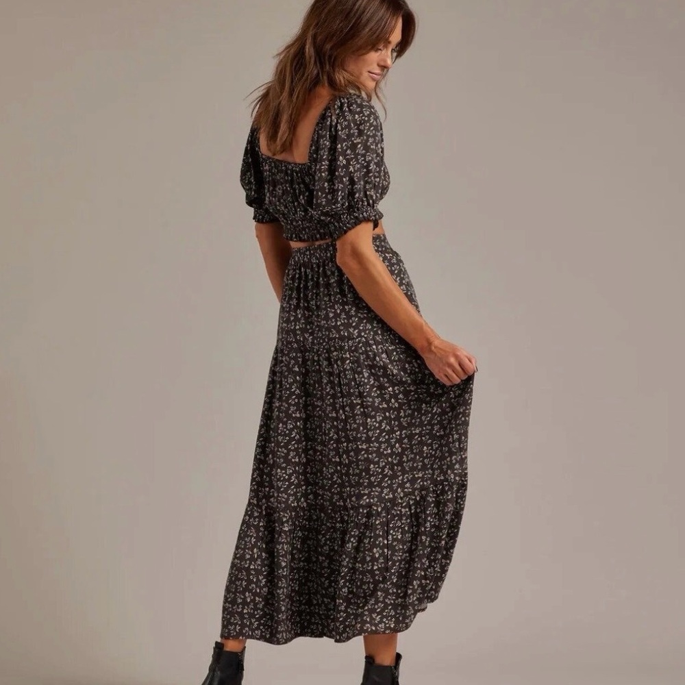 Rylee + Cru Black Floral Skirt Set - Picture 7 of 7